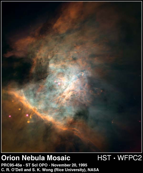 Mosaico de la Nebulosa de Orin